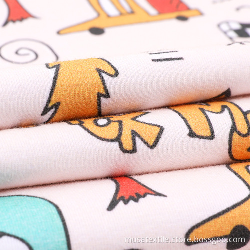Kain kartun iga rajut stripe stripe tinggi berkekuatan tinggi